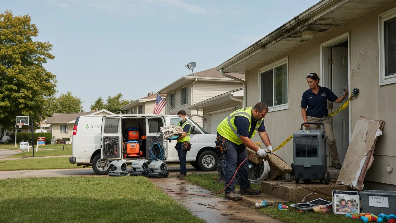 Water Damage Restoration in Warrenville, IL near me